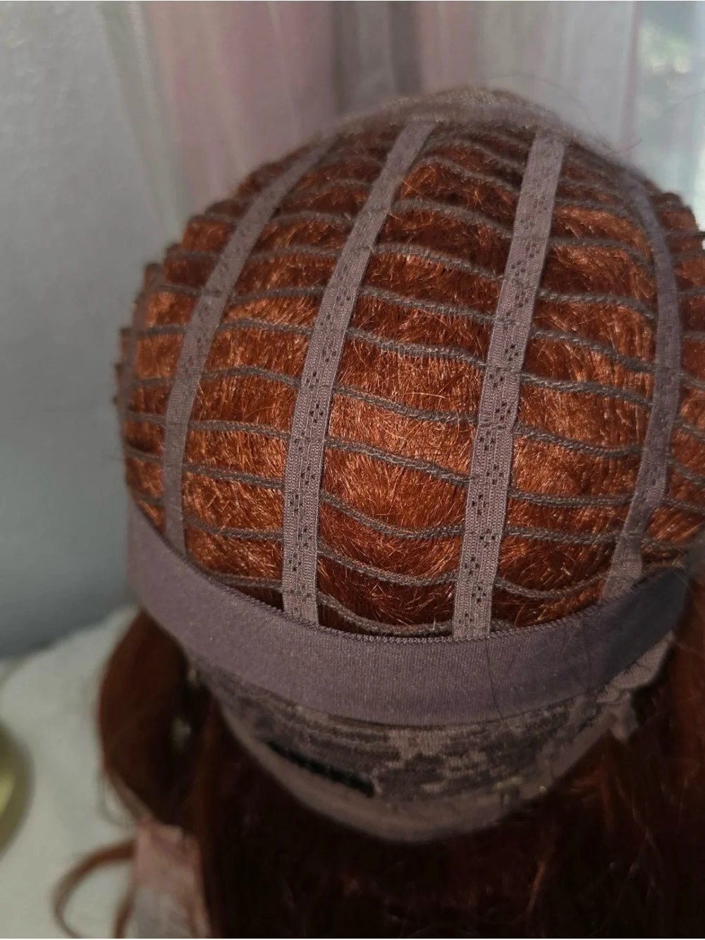 Gorgeous Copper Red Curly Wig for Women — Voluminous Natural Look